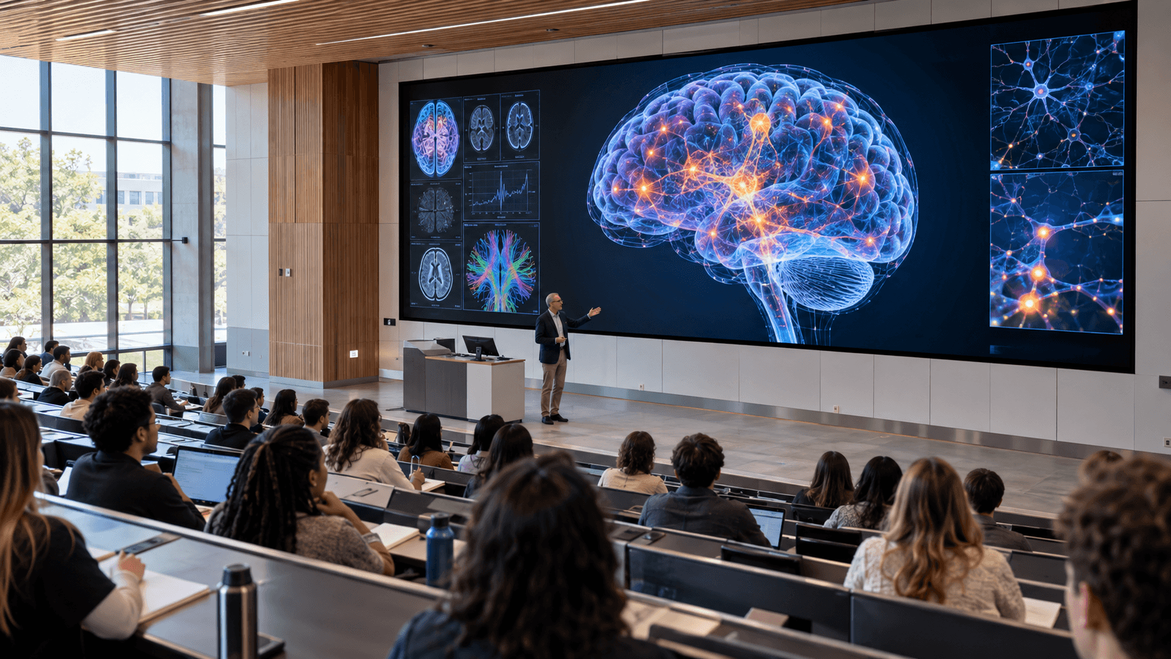 high brightness education LED display and lecture hall video wall