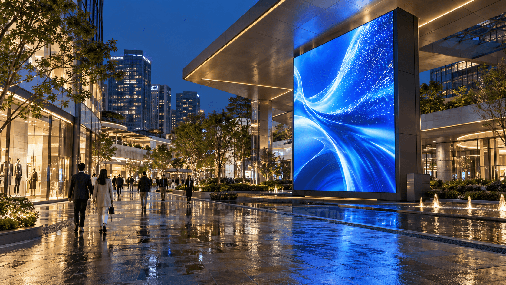 outdoor advertising LED screen with high brightness waterproof dustproof protection