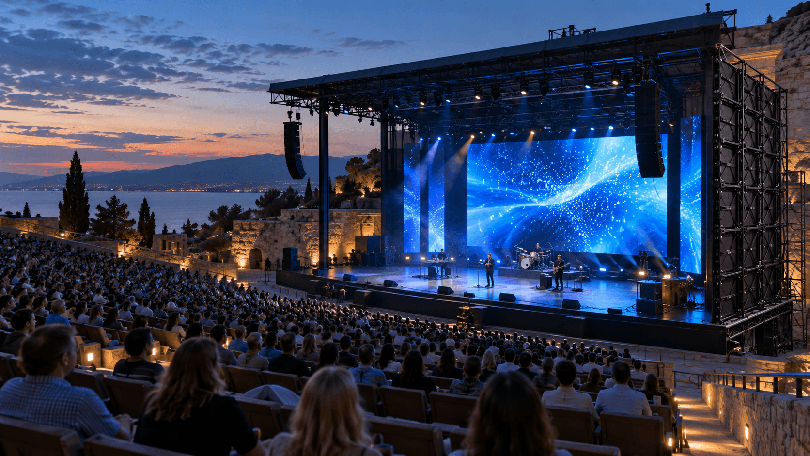 outdoor church LED display waterproof dustproof high brightness
