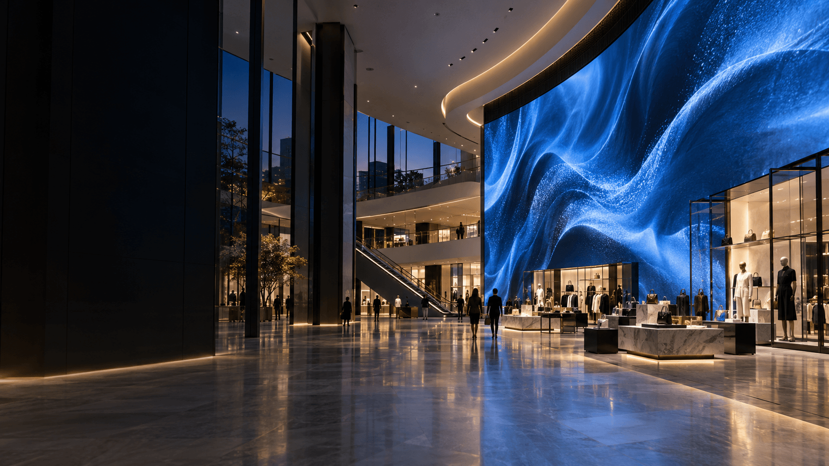 retail and architecture LED display from COREMAN LED screen manufacturer