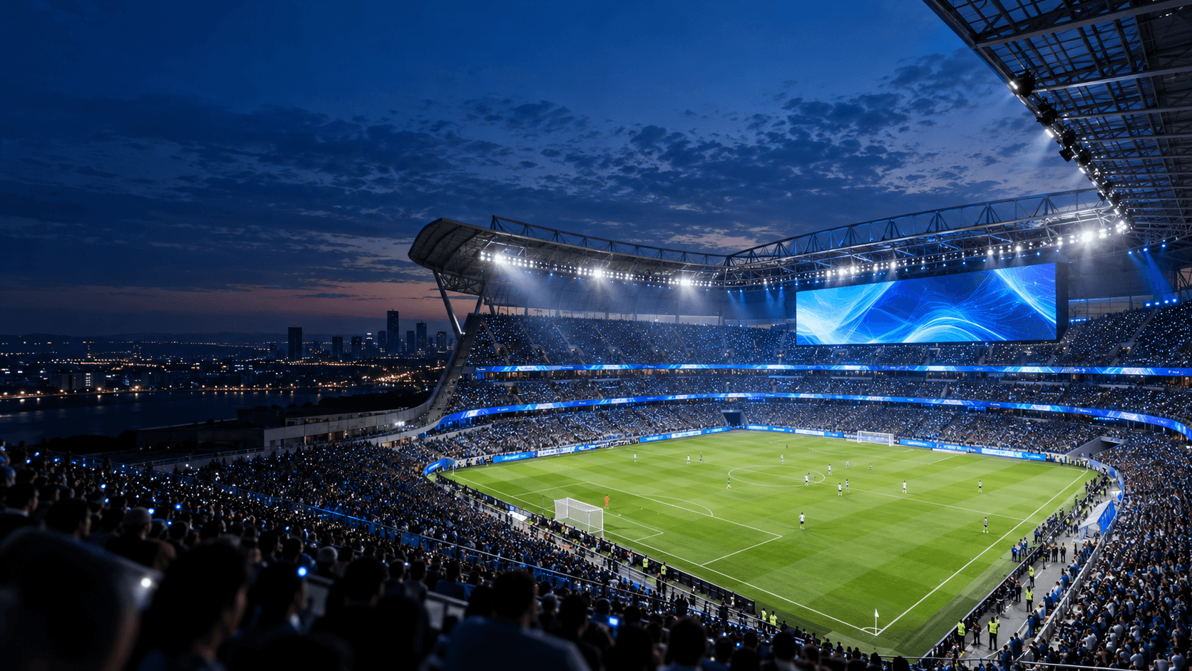 sports and stadium LED display from COREMAN LED screen manufacturer