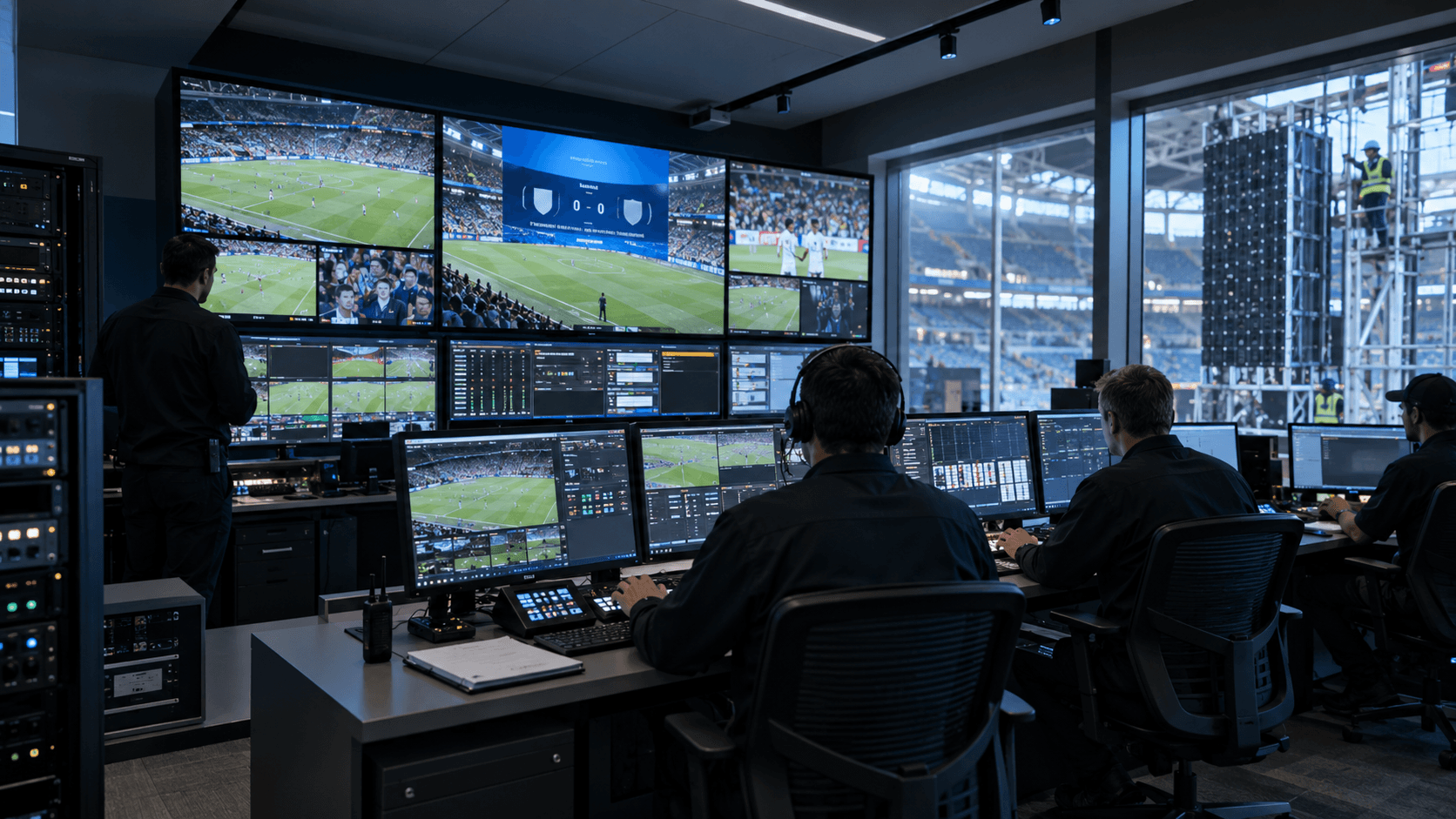 high refresh sports LED display for broadcast and live replay