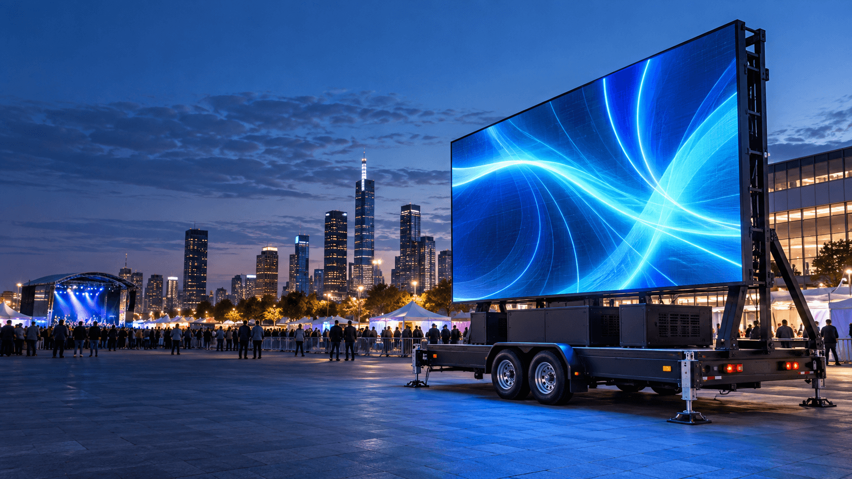 truck and trailer LED display from COREMAN LED screen manufacturer