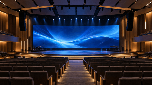 Worship & AV Integration LED display application